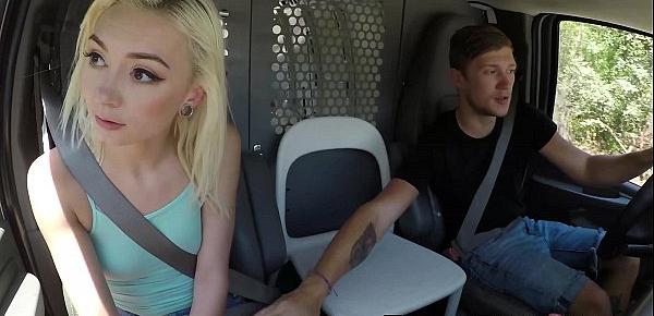  Picked up petite teen Chloe Temple roughly fucked for facial